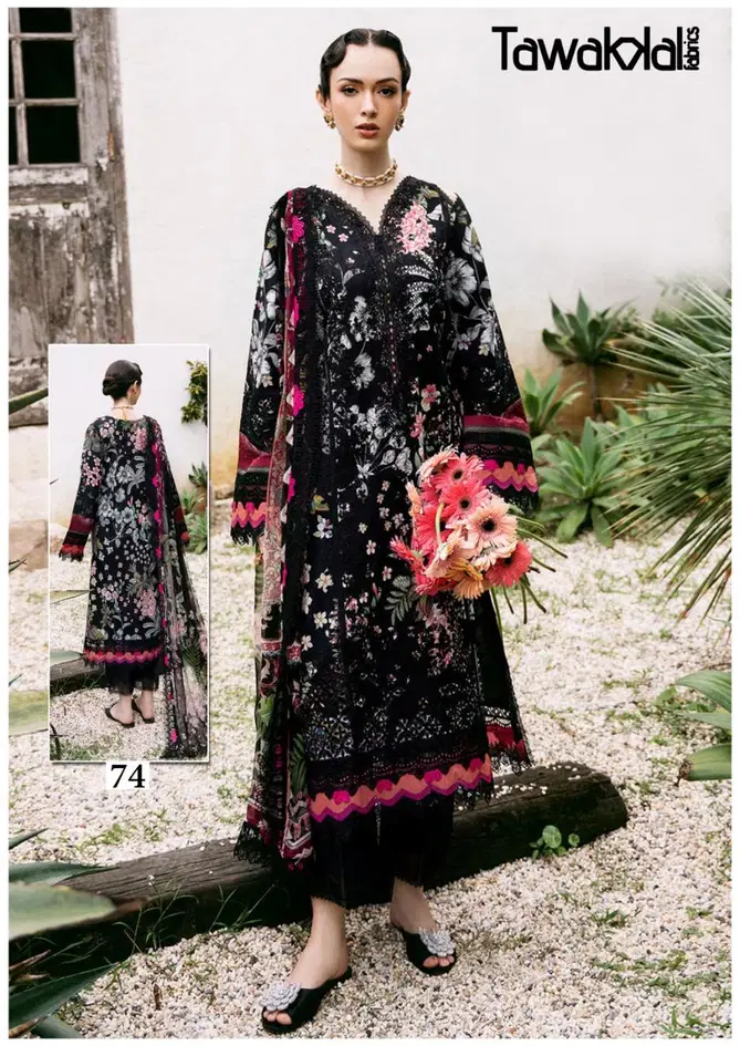 Mehroz Vol 8 By Tawakal Cotton Printed Pakistani Dress Material Wholesale Price In Surat
